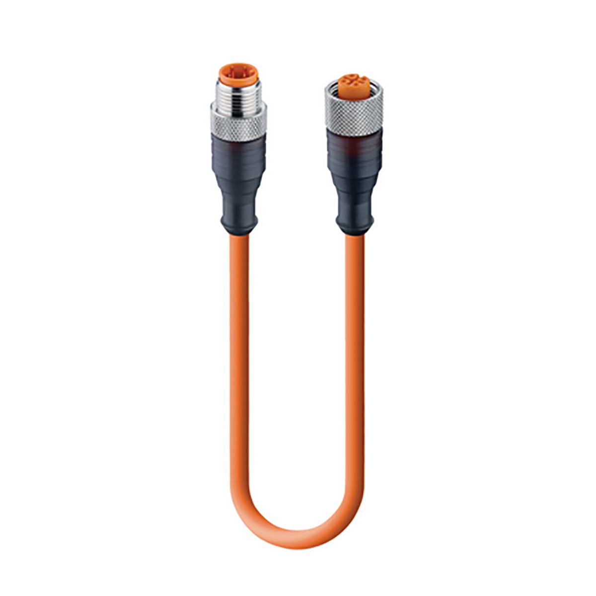 Lumberg Automation Male 4 way M12 to Female 4 way M12 Sensor Actuator Cable