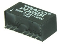 TRACOPOWER TMR 2WIN DC-DC Converter, 5V dc/ 400mA Output, 18 → 75 V dc Input, 2W, Through Hole, +90°C Max Temp