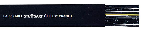 Lapp ÖLFLEX CRANE F Cable, 12 Cores 1.5 mm² 16 AWG, 50 m, Unscreened Stranded, Black Rubber Sheath