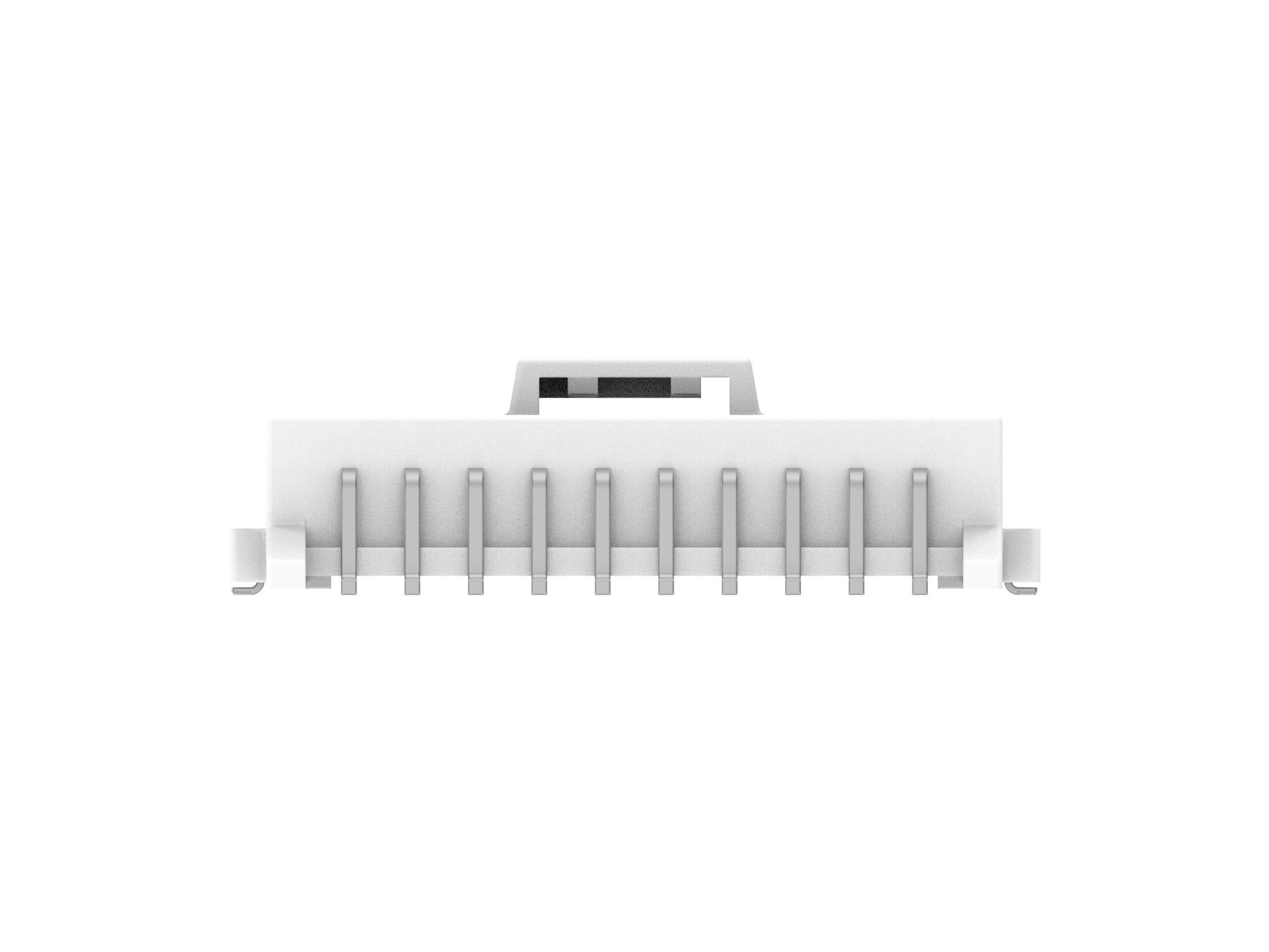 TE Connectivity SGI2.0 Series Right Angle Board PCB Header, 10 Contact(s), 2 mm Pitch, 1 Row, Shrouded