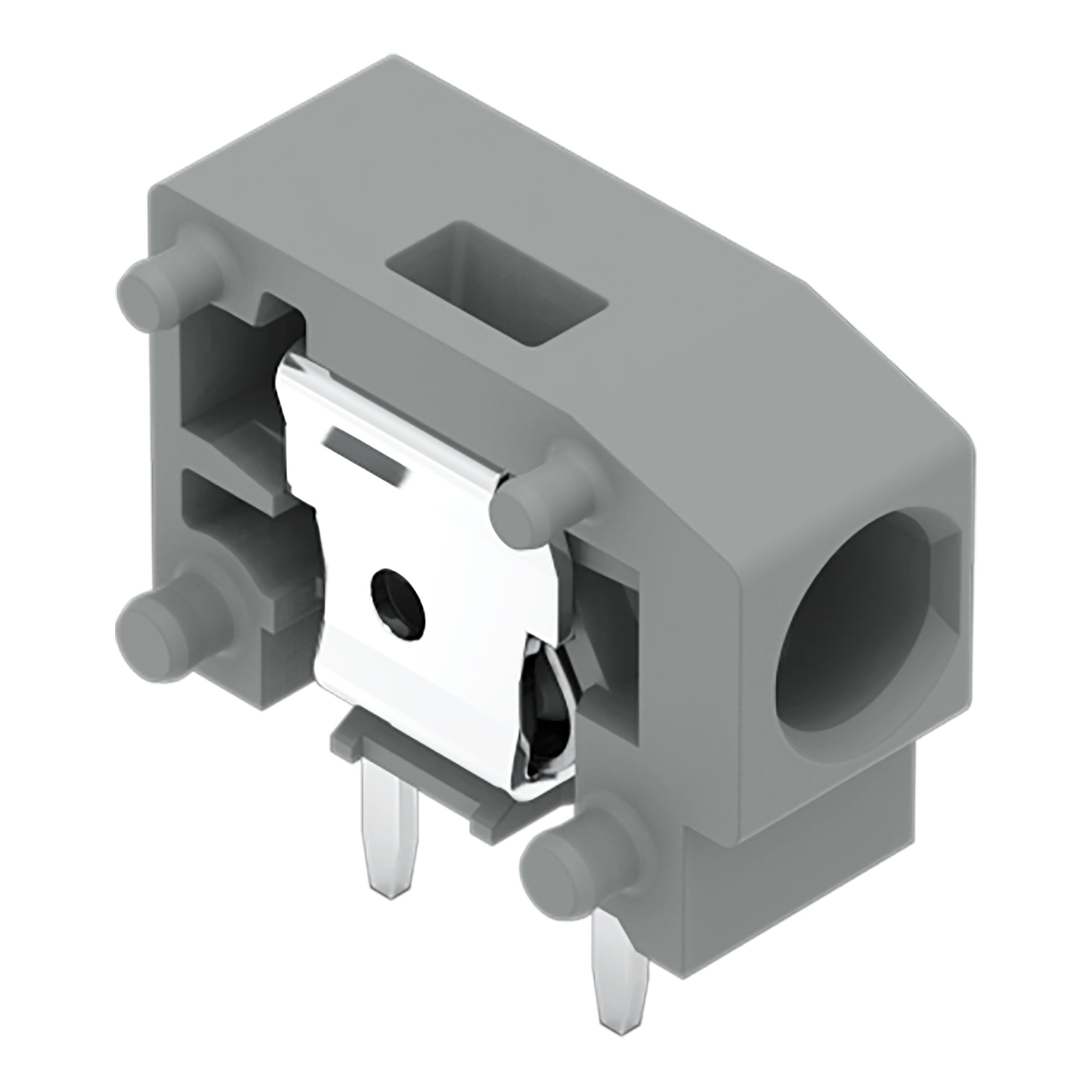 WAGO 235 Series PCB Terminal Block, 1-Contact, 5/5.08mm Pitch, Through Hole Mount, 1-Row, Push In Termination