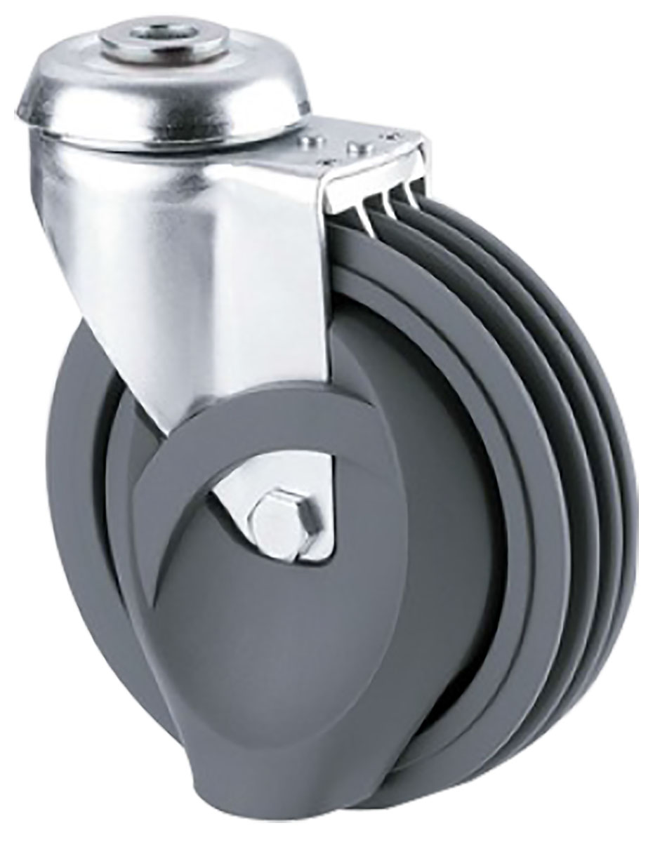 Tente Swivel Castor Wheel, 160kg Capacity, 125mm Wheel