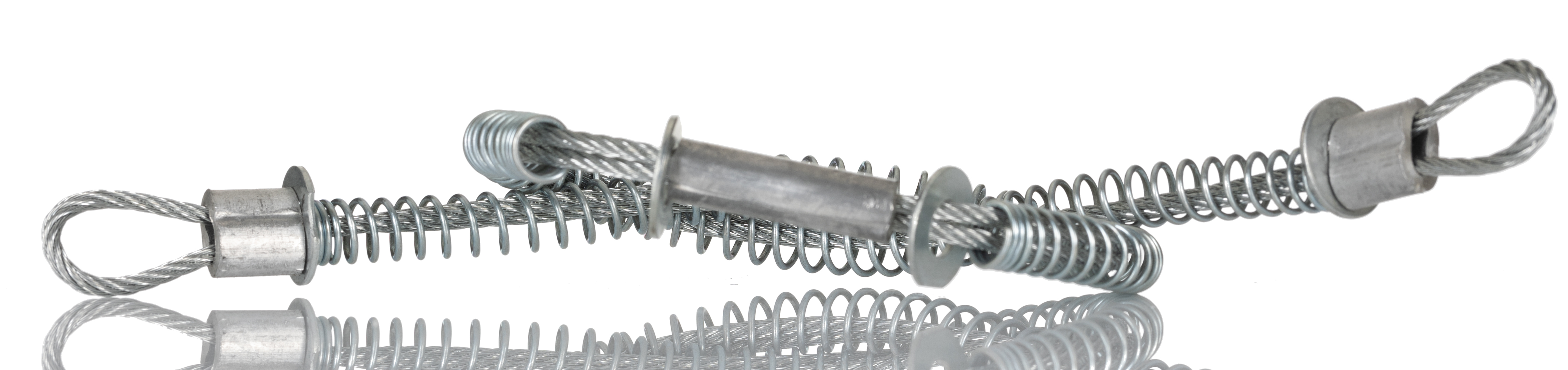 RS PRO 22in Long Galvanised Steel Hose Whipcheck, 1/2in Hose Size Compatibility