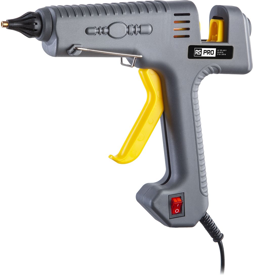 RS PRO PRO Corded Glue Gun, 200W, 10.8 → 11.5mm, EU
