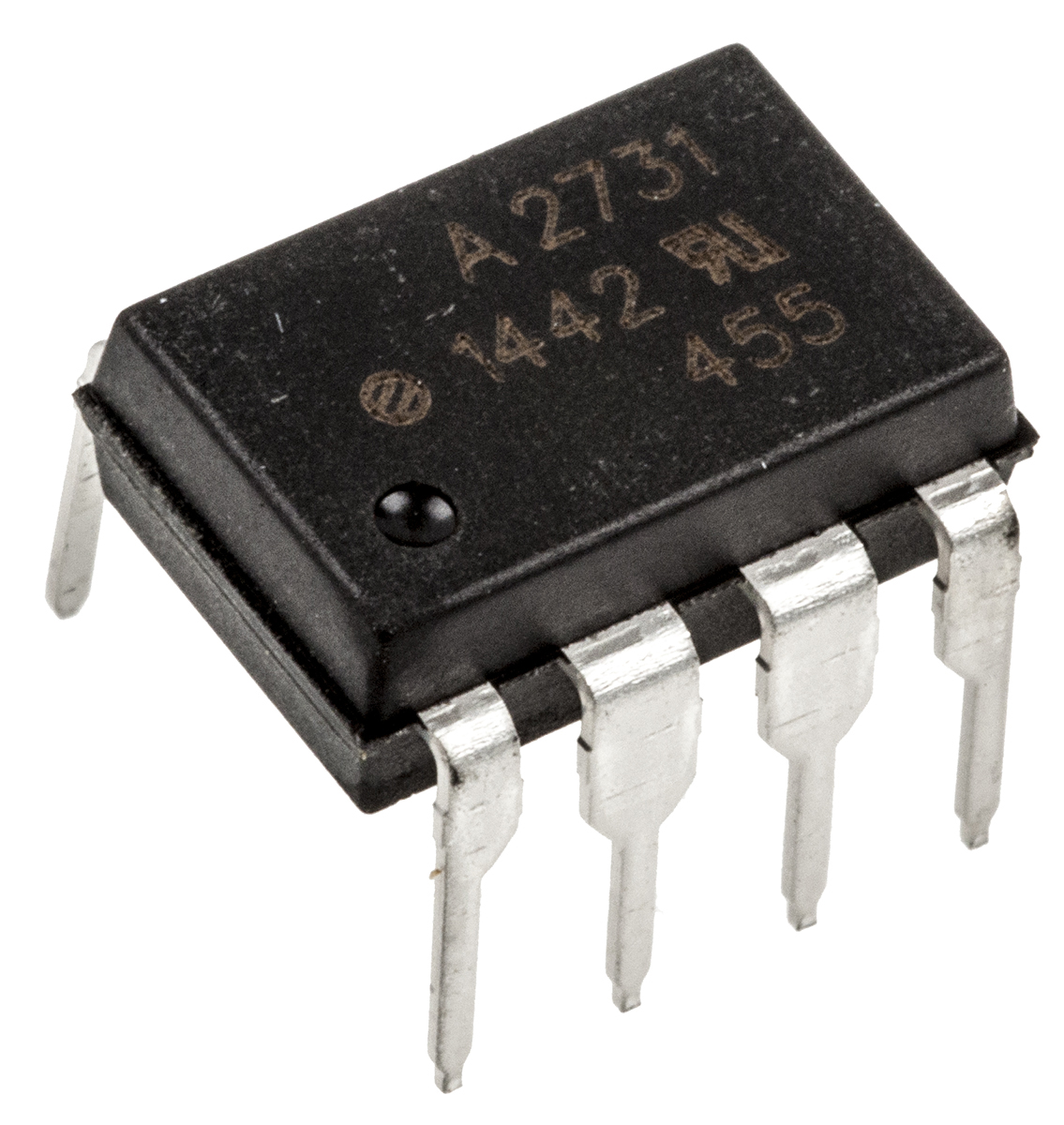 Broadcom, HCPL-2731-000E DC Input Darlington Output Dual Optocoupler, Through Hole, 8-Pin PDIP