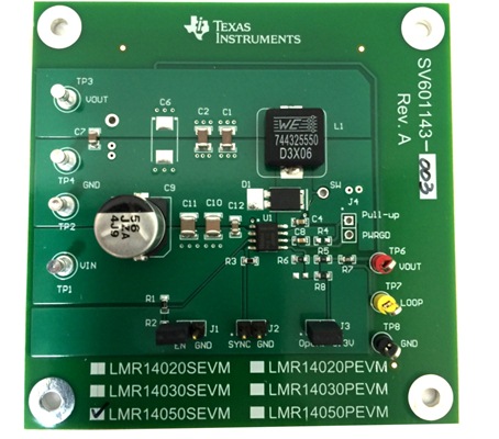 Texas Instruments Step-Down Converter Evaluation Module Step Down Converter for LMR14050S for LMR14050