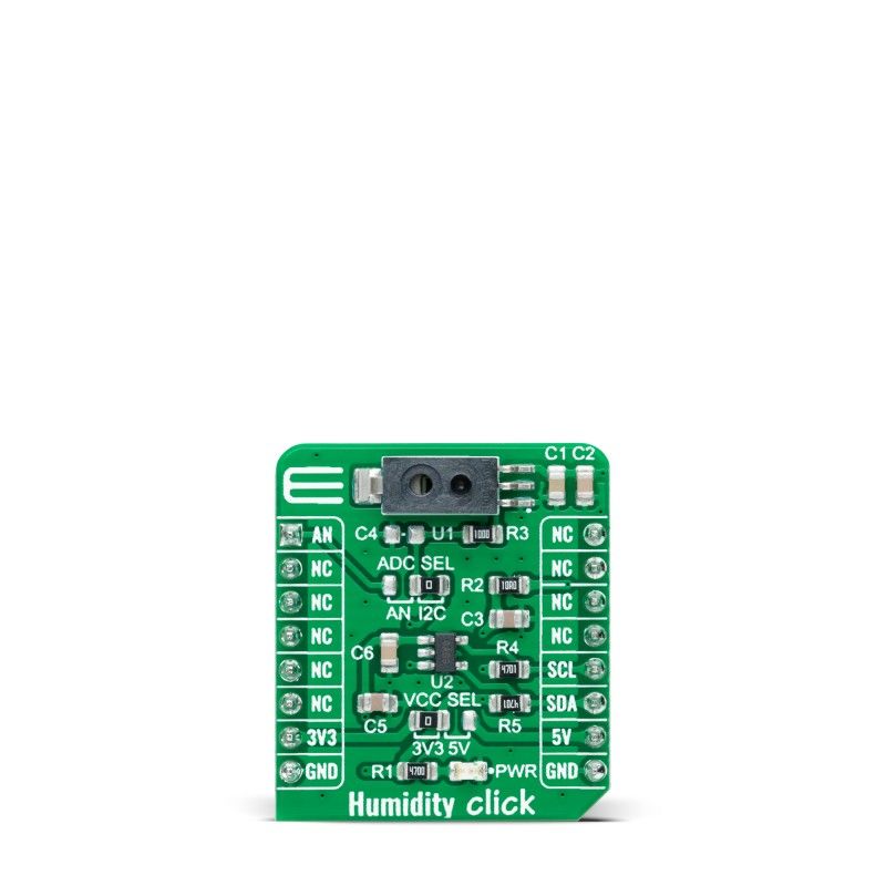 MikroElektronika Humidity Click Humidity Sensor Add On Board for HIH-5030 mikroBUS Socket