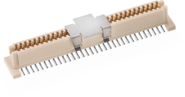Wurth Elektronik WR-BTB Series Vertical PCB Socket, 64-Contact, 1-Row, 1mm Pitch