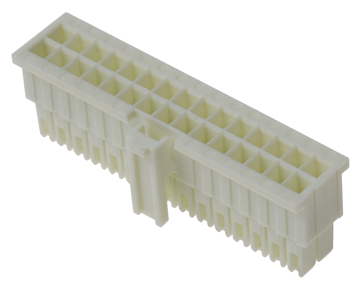 Samtec, IPD1 Male Crimp Connector Housing, 2.54mm Pitch, 30 Way, 2 Row
