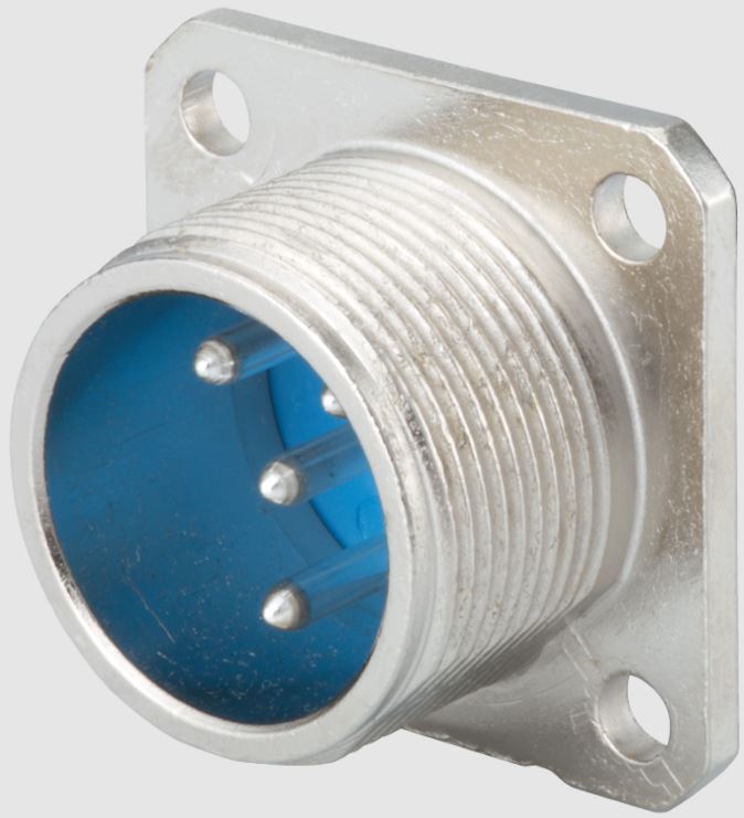 Jaeger Circular Connector, 6 Contacts, Panel, Standard Connector, Male, IP50, IP54
