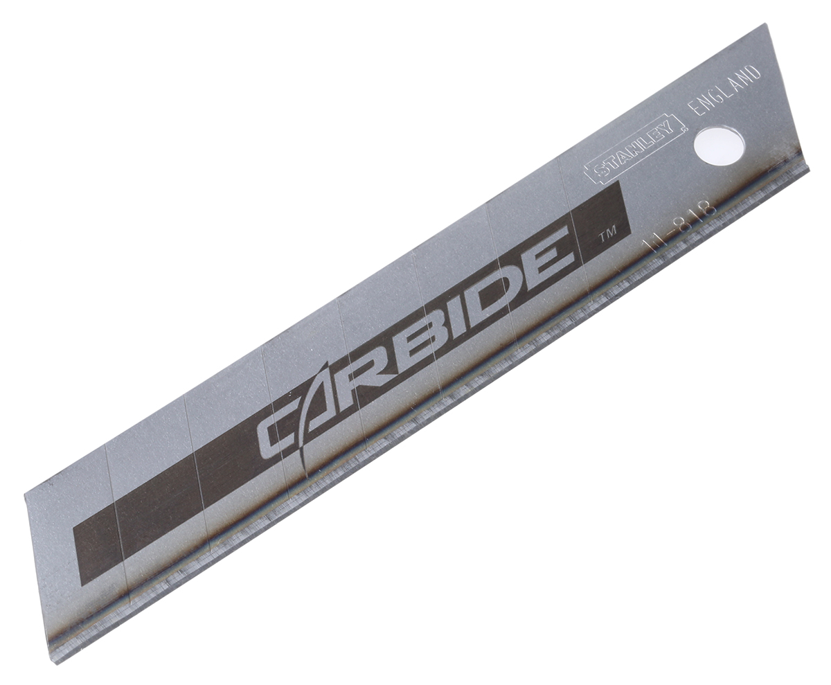 Stanley Carbide Flat Snap-off Blade 25 mm, 5 per Package
