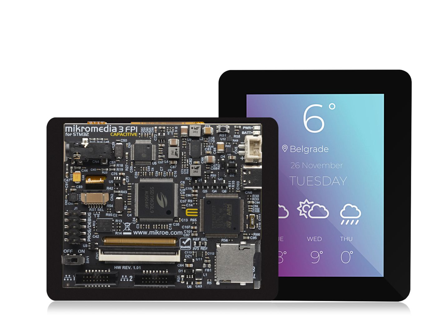 MikroElektronika MIKROE-4312 TFT LCD Display Module / Touch Screen, 3.5in, 320 x 240pixels