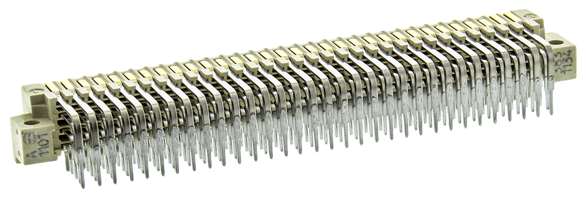 HARTING har-bus 64 160 Way 2.54mm Pitch, Type Board to Board, 5 Row, Right Angle DIN 41612 Connector