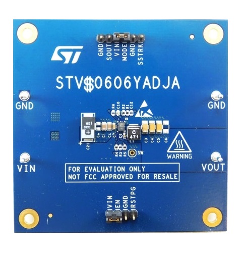 STMicroelectronics 3.3 V/6 A Automotive Step Down DC-DC converter (VIN Up To 6 V) Based On The DCP0606Y DC to DC