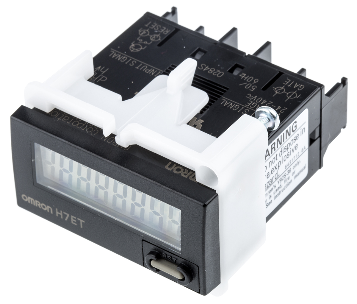 Omron H7E Series Flush Mount Timer Relay, 0 → 999999.9h