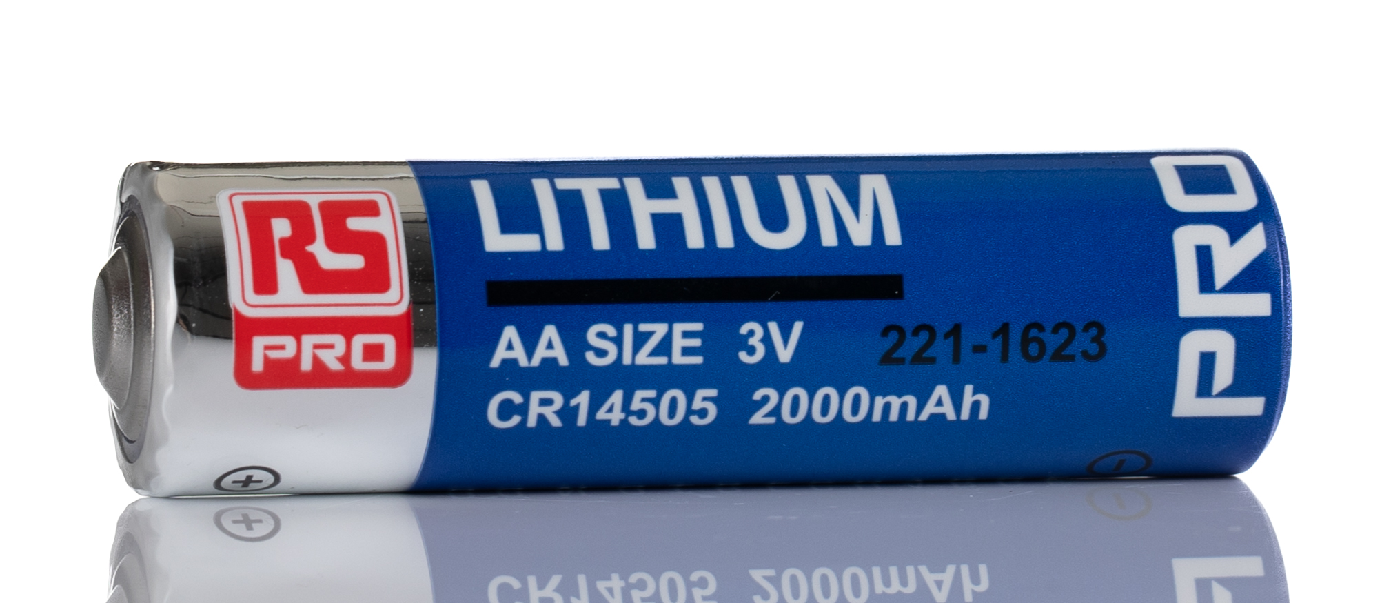 RS PRO Lithium Manganese Dioxide AA Batteries 3V