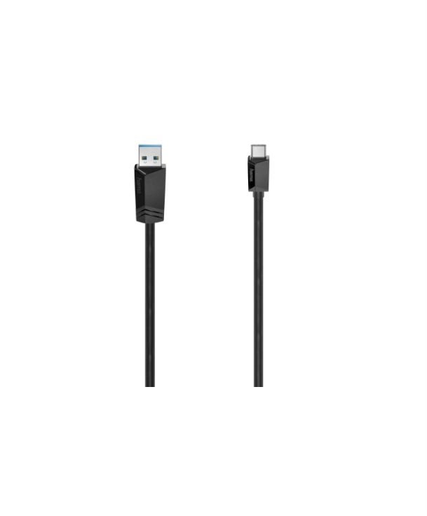 Hama USB 3.2, Male USB C to Male USB A, 5000Mbps, 0.8m