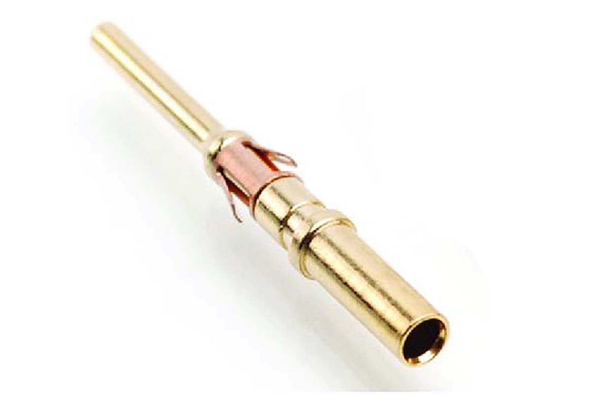 Amphenol Industrial Male Crimp Crimp Socket Contact, Contact Size 16, Wire Size 20 → 22