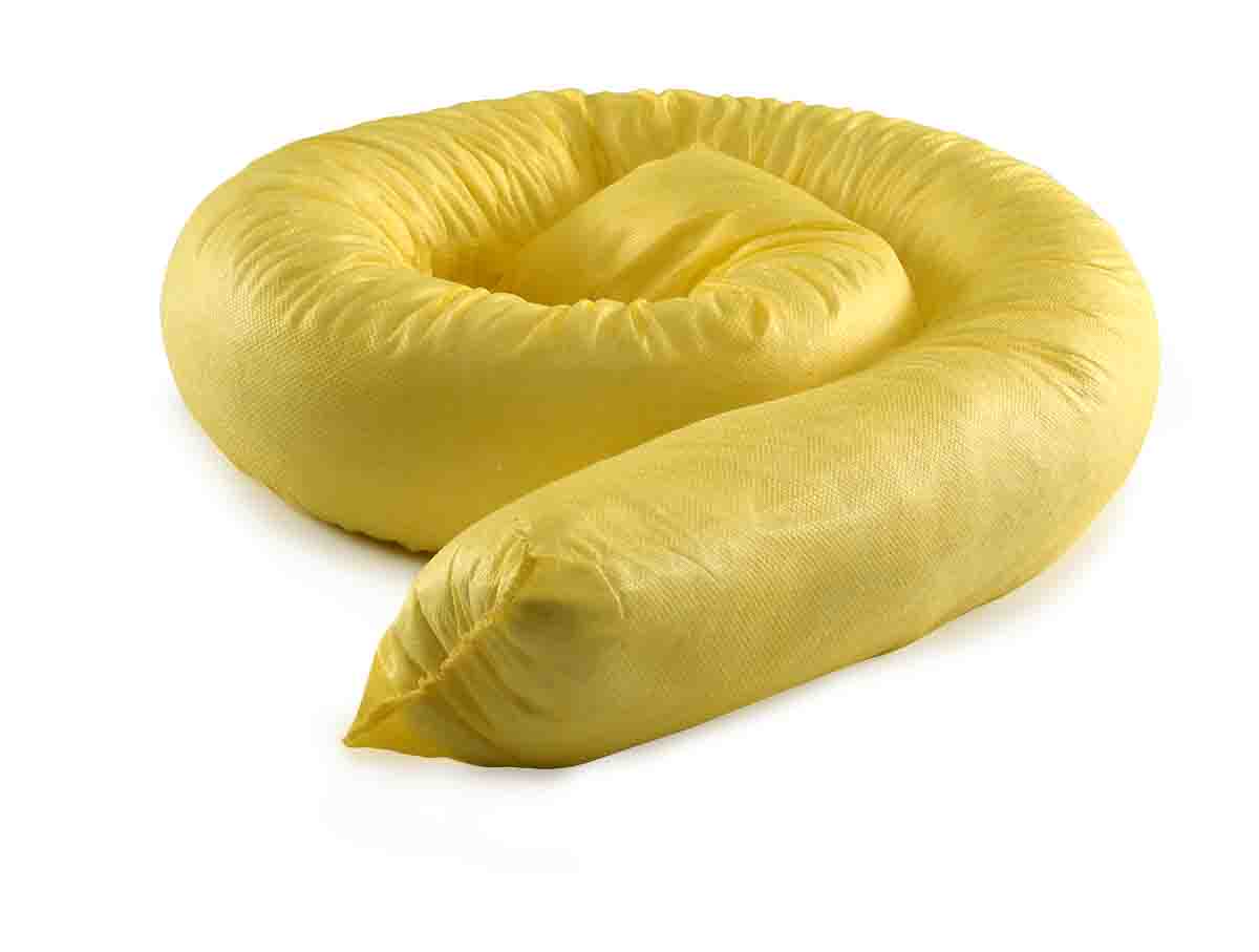 RS PRO Spill Absorbent Sock for Chemical Use, 40L Capacity, 10 per Pack