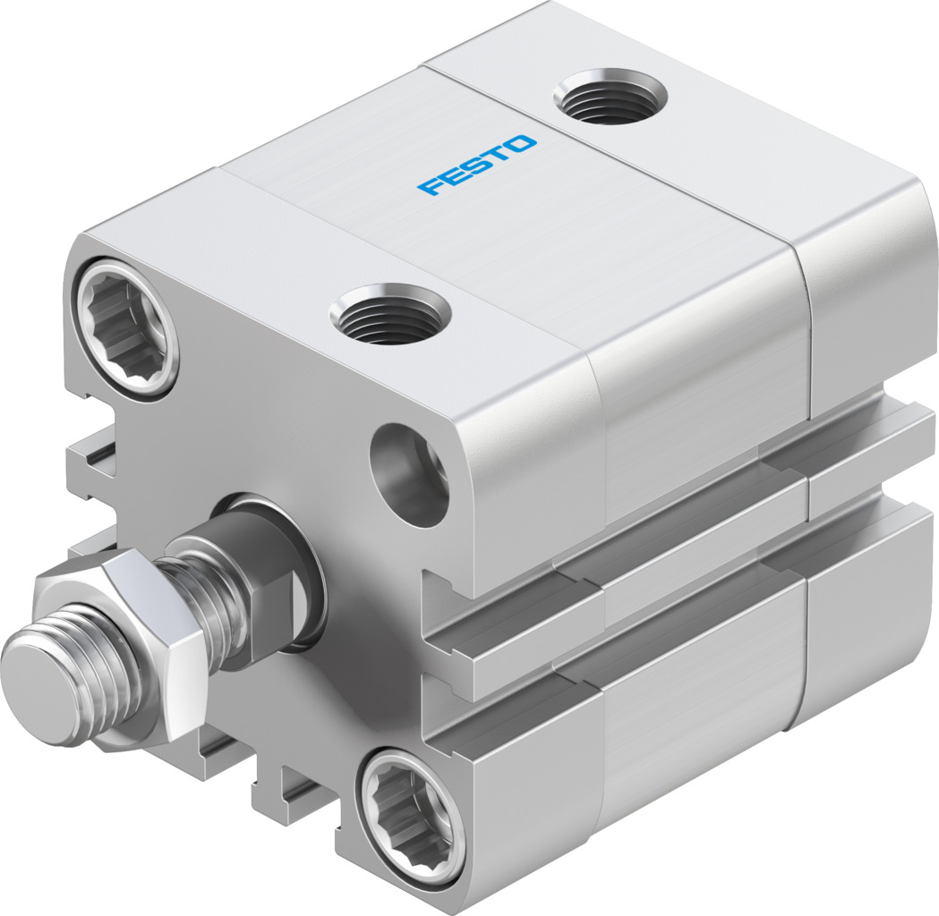 Festo Pneumatic Cylinder - 536269 32 mm Bore, 10 mm ADN Series, Double Acting Acting