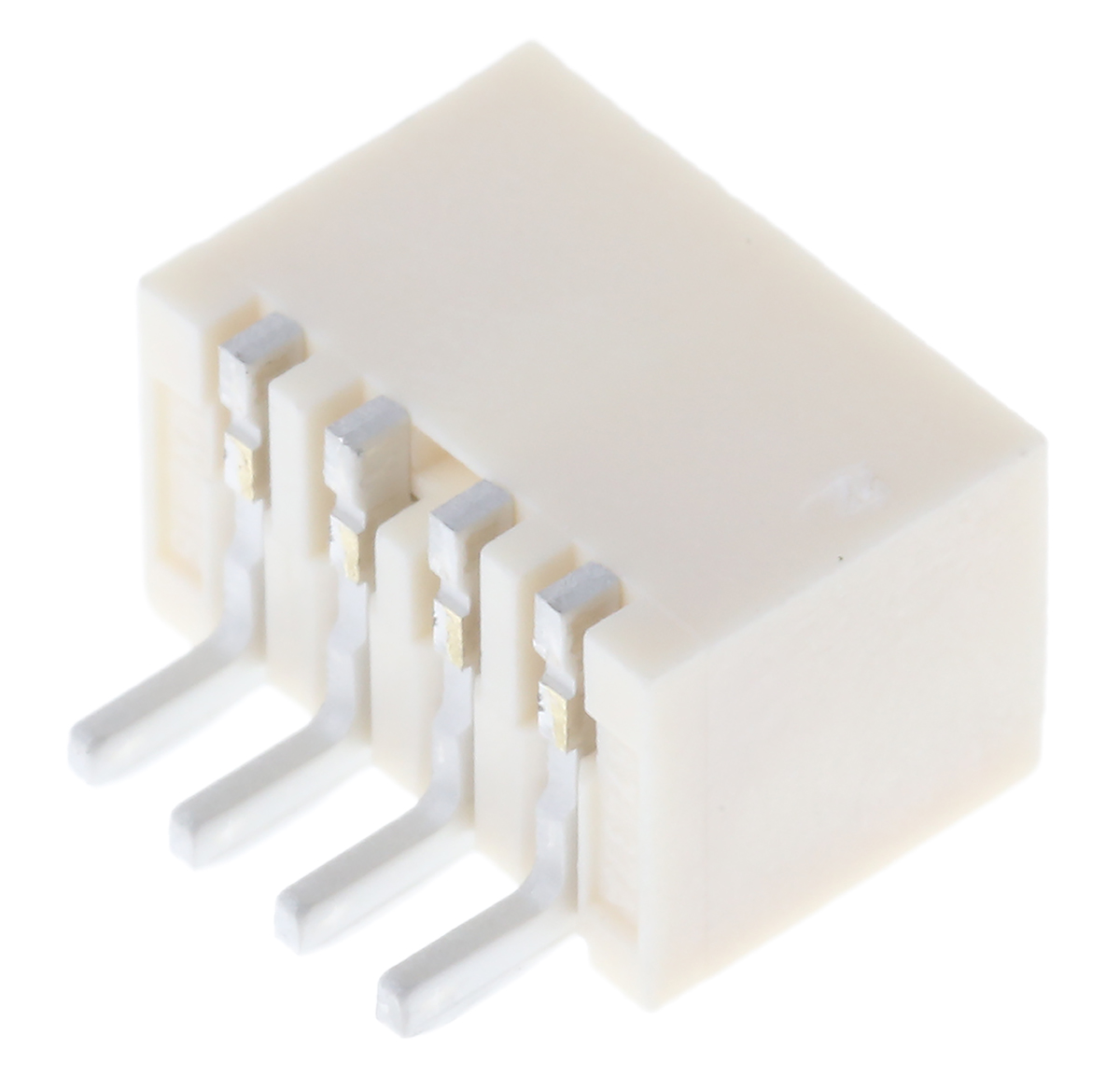 Molex Pico-SPOX Series Right Angle Surface PCB Header, 4 Contact(s), 1.5 mm Pitch, 1 Row, Shrouded