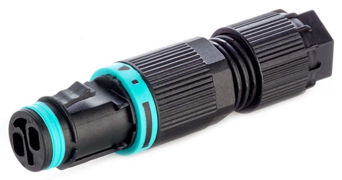 RS PRO Tee Socket, 2-Pole, Female, 1-Way, Cable Mount, 10A, IP68