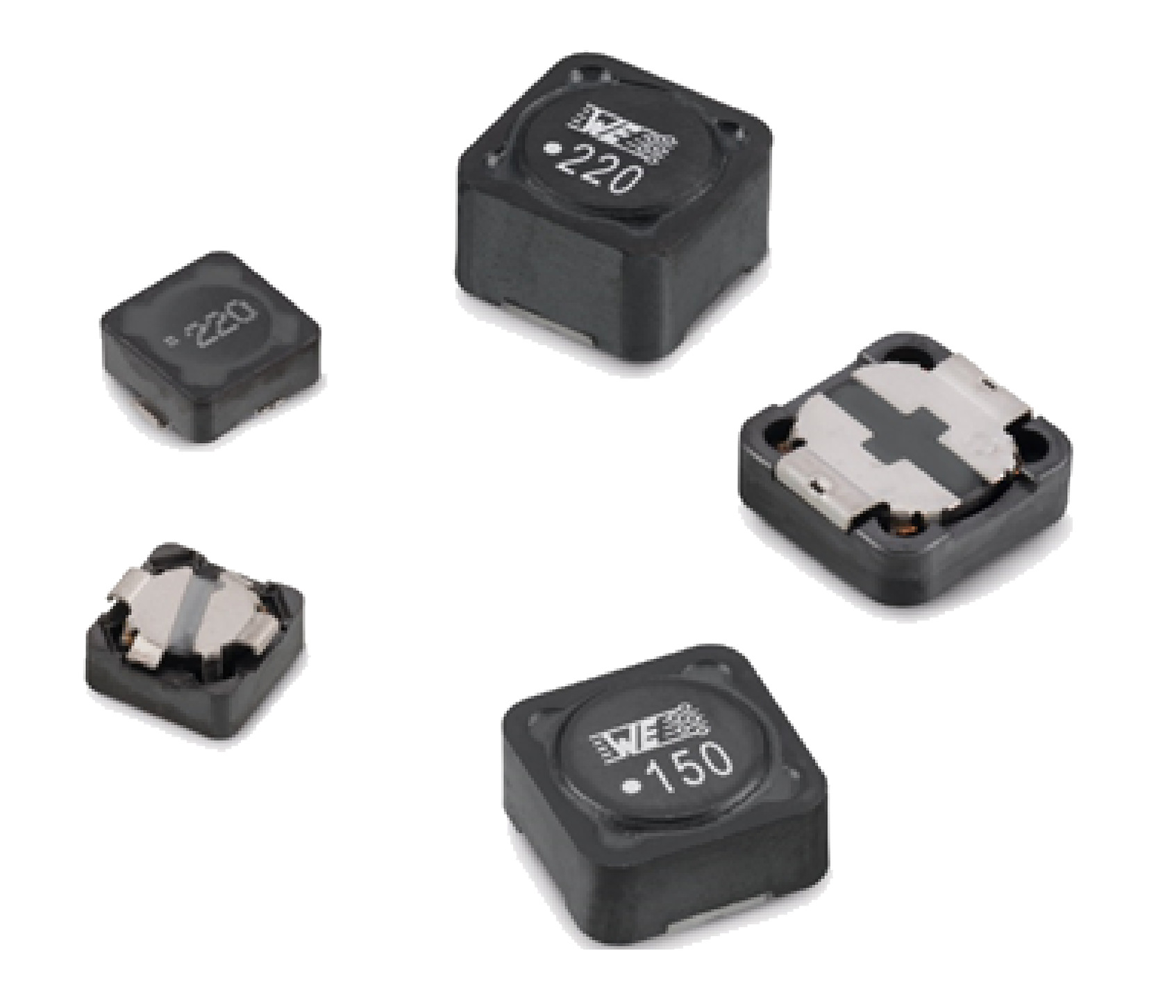 Wurth Elektronik, WE-PD SMT Yes Wirewound Surface Mount Inductor with a Manganese Zinc Core, 22 μH Wirewound 20 % 3.7 A