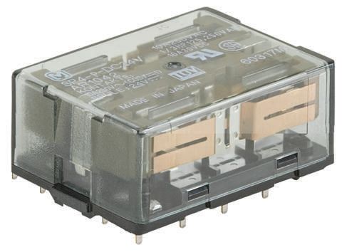 Panasonic PCB Mount Power Relay, 24V dc Coil, 10A Switching Current, 4PDT