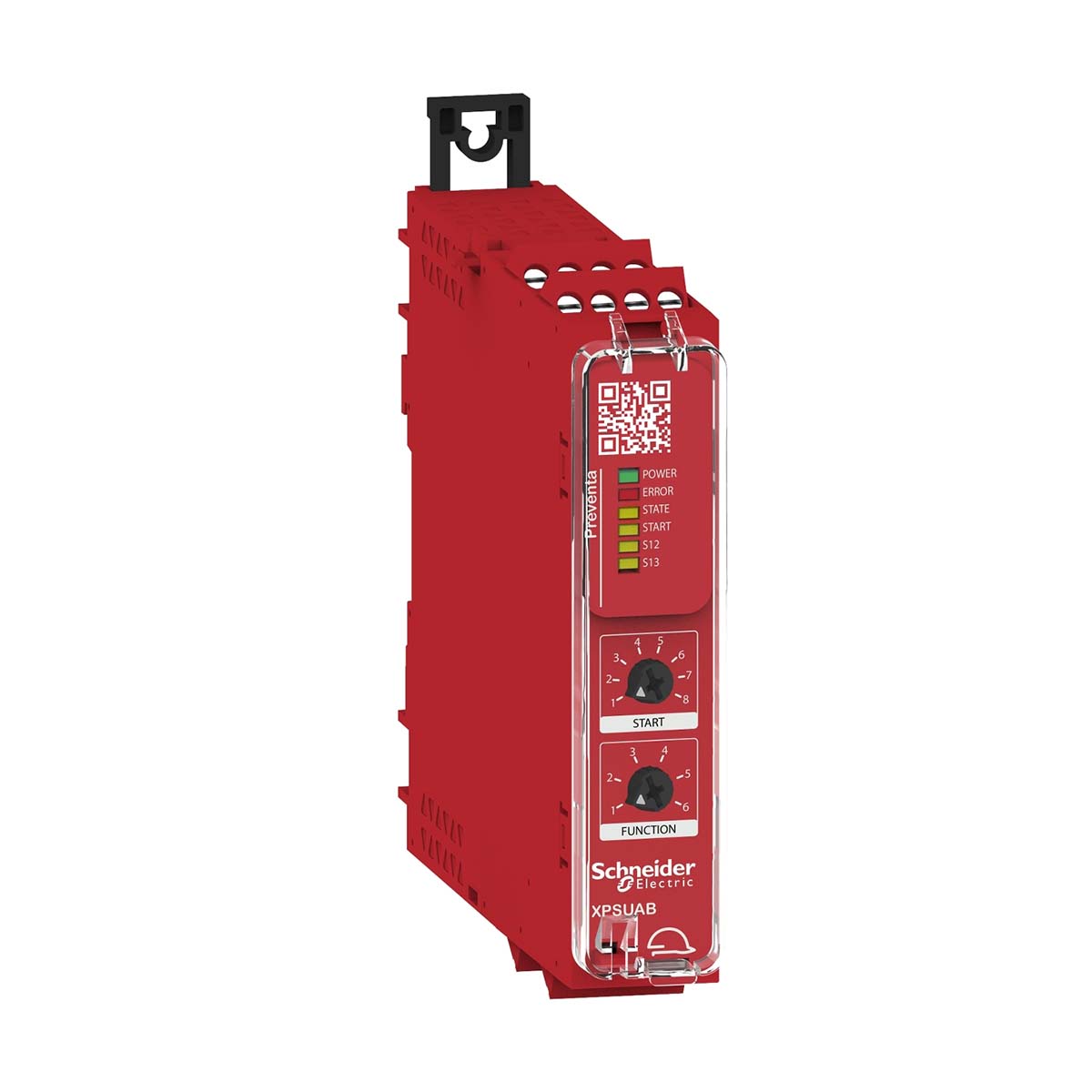 Schneider Electric XPSU 8 Auxiliary Contacts Safety Relay 48 → 240V ac/dc, Single Channel 1 Safety Contacts