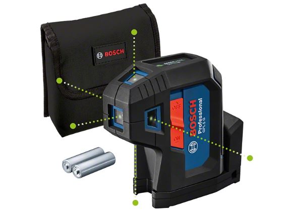 Bosch GPL 5 G 500 → 540nm Laser Colour Green 0 Line Laser Level