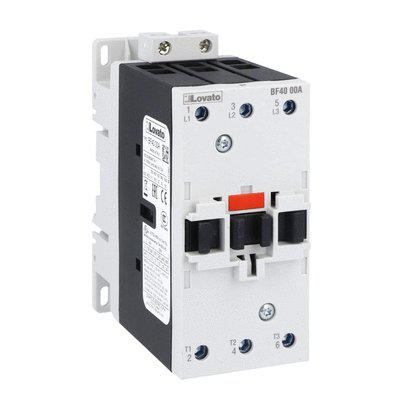 Lovato BF40 Contactor, 24 V Coil, 3-Pole, 40 A, 18.5 kW, 1 kV