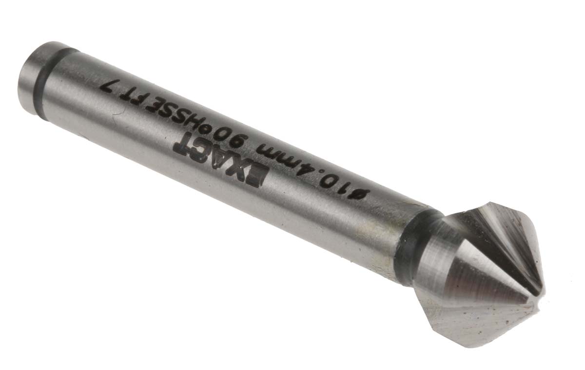 EXACT HSS-E Drill Bit, 10.4mm Head, 3 Flute(s), 90°, 1 Piece(s)