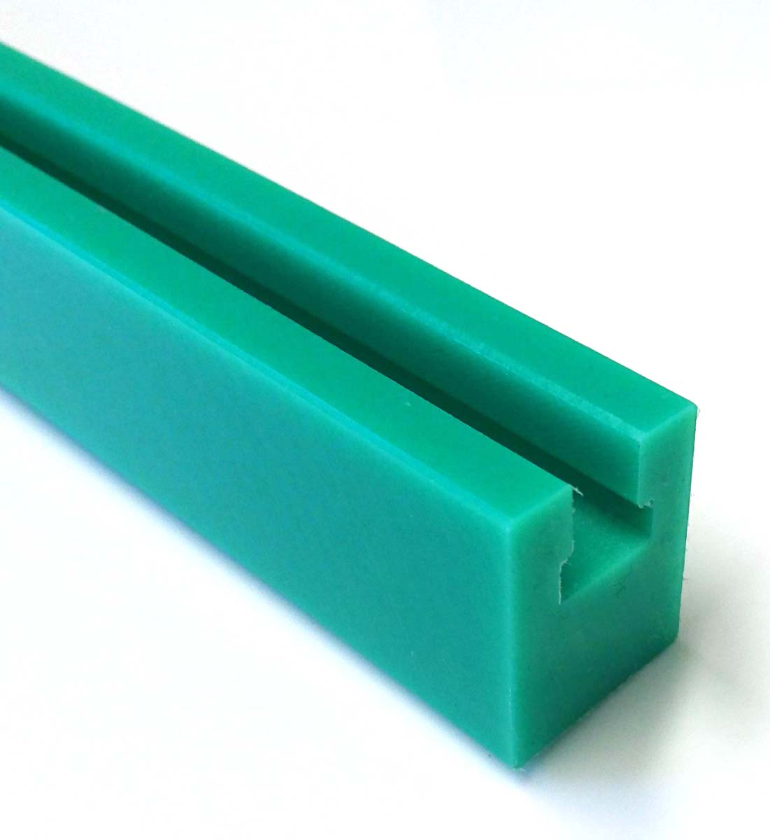 RS PRO Green GL1X profile 08B Chain Guide 2m x 24mm x 30mm