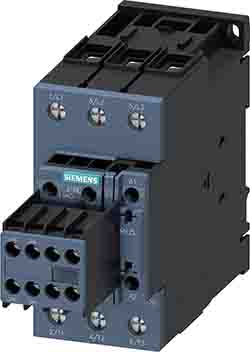 Siemens Contactor, 20/33 V ac/dc Coil, 3-Pole, 80 A, 37 kW, 2 NC/2 NO
