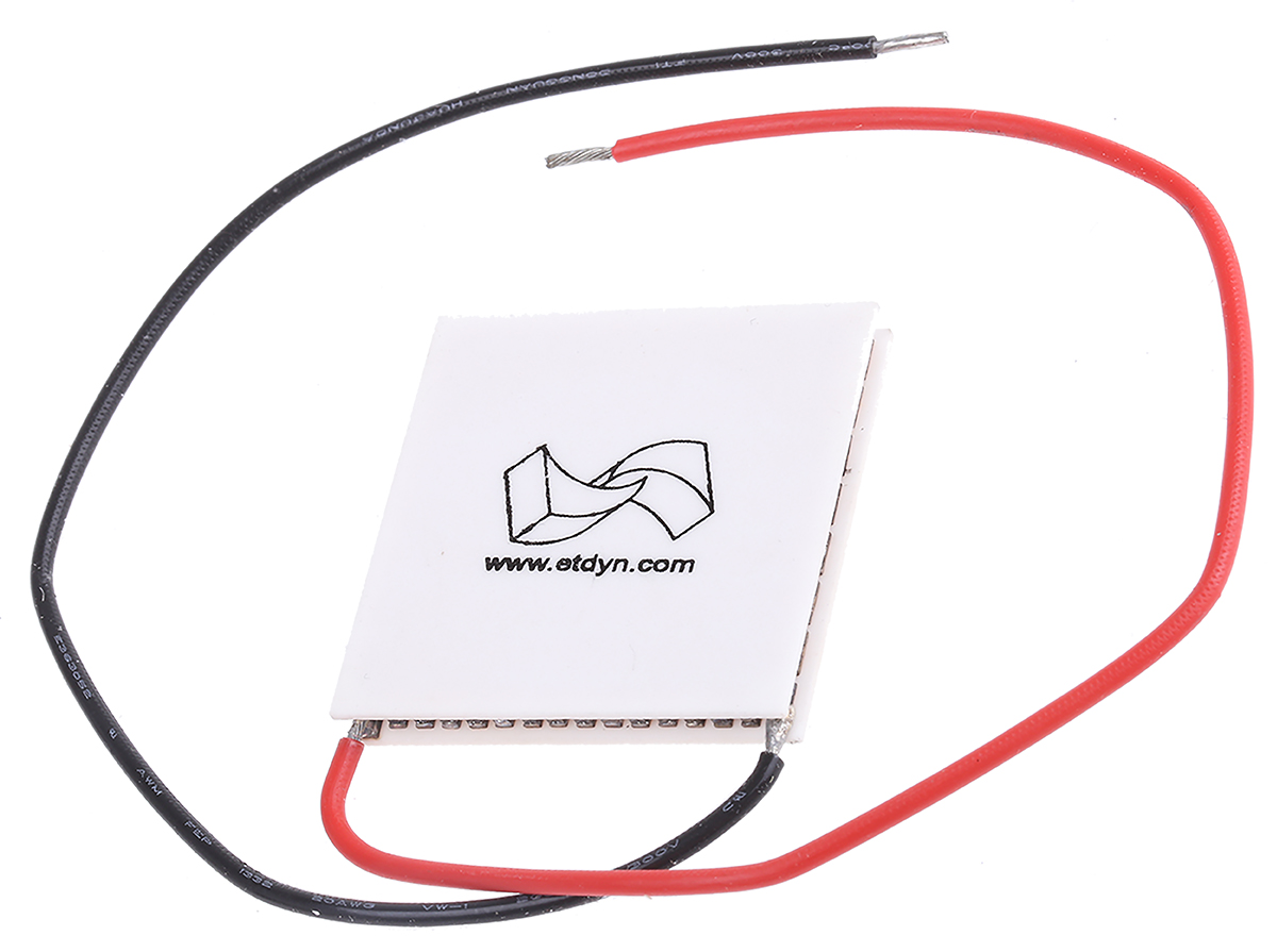 European Thermodynamics Peltier Module, 1.6W, 1.6A, 7V, 30 x 30mm