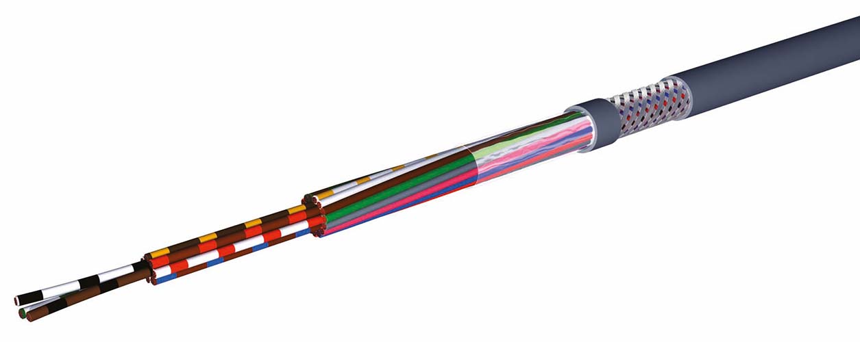 AXINDUS HIFLEX-CY Control Cable, 5 Cores 0.25 mm² 23 AWG, 100 m, Screened, Grey Polyvinyl Chloride Sheath