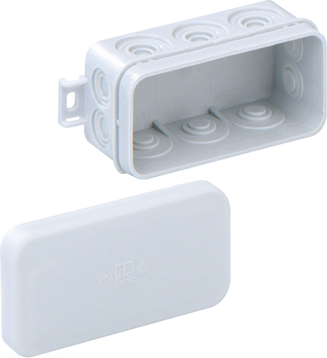 Spelsberg Mini Series Grey Polyethylene Junction Box, IP55, 43 x 89 x 38mm
