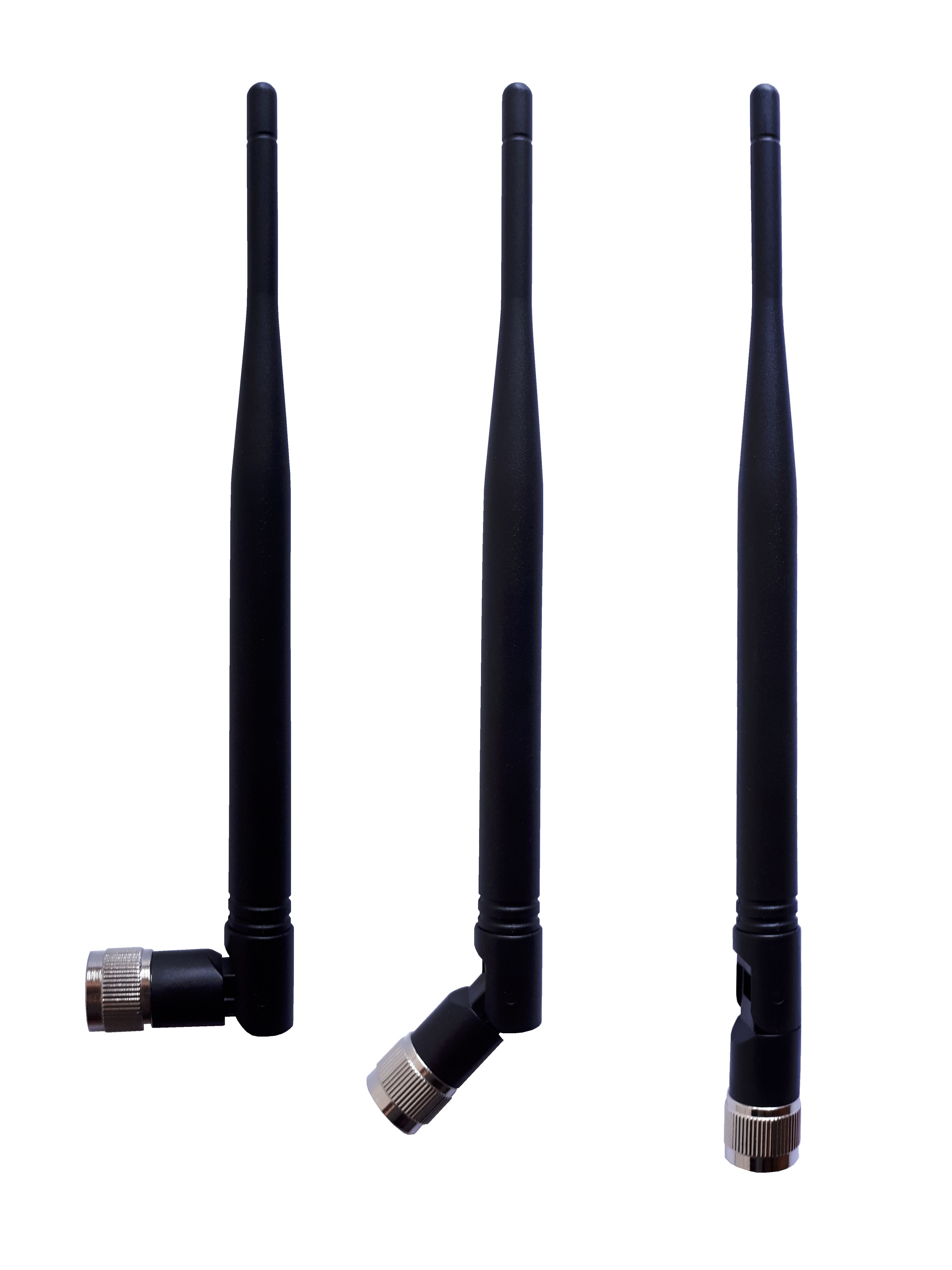 Siretta DELTA43/x/SMAM/S/S/17 Whip Omnidirectional Antenna with SMA Connector, ISM Band