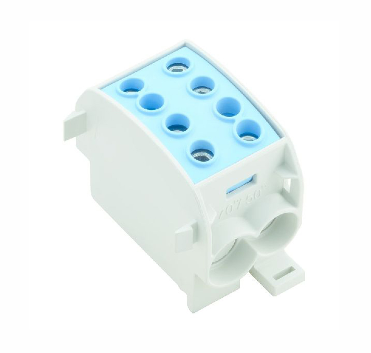 Weidmuller Distribution Block, 2 Way, 50 mm², 70 mm², 300A, 1 kV ac/dc, 600 V, Blue