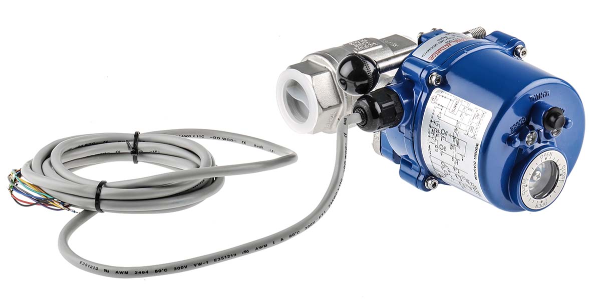 RS PRO Motorised Valve, Ball type , 1000 psi