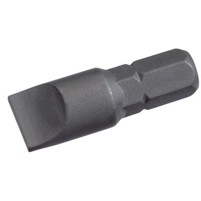 SAM Slotted Screwdriver Bit, 5/16 in Tip, 5/16 in Drive, Slotted Drive, 35 mm Overall
