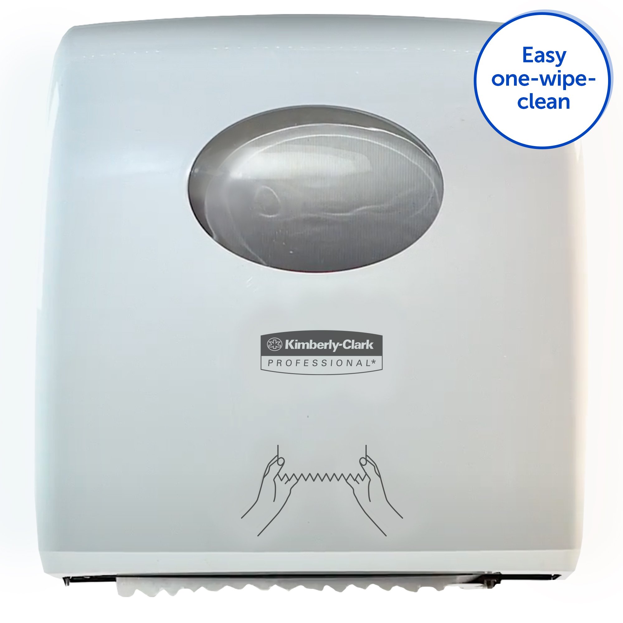 Aquarius ABS White Wall Mounting Paper Towel Dispenser, 297mm x 192mm x 324mm