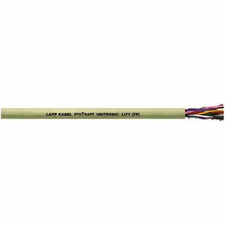 Lapp UNITRONIC Series Data Cable, 6 Pairs, 12 Cores, 0.14 mm², Unscreened, 26 AWG, 100m, U/UTP Shield, LiYY Cable