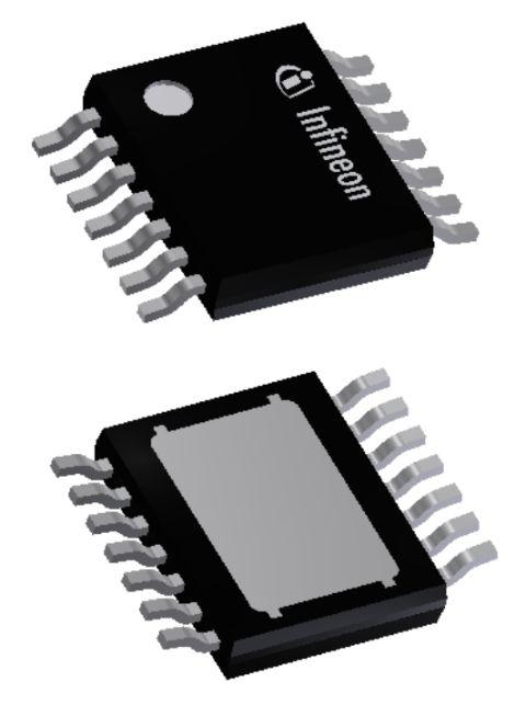 Infineon BTS70802EPAXUMA1High Side, High Side Power Control Switch