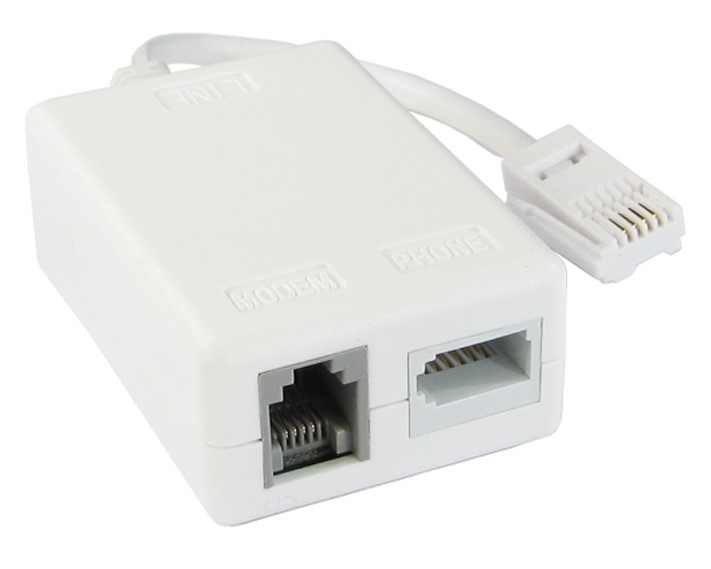 RS PRO ADSL Filter, ADSL Filter, White, 15cm