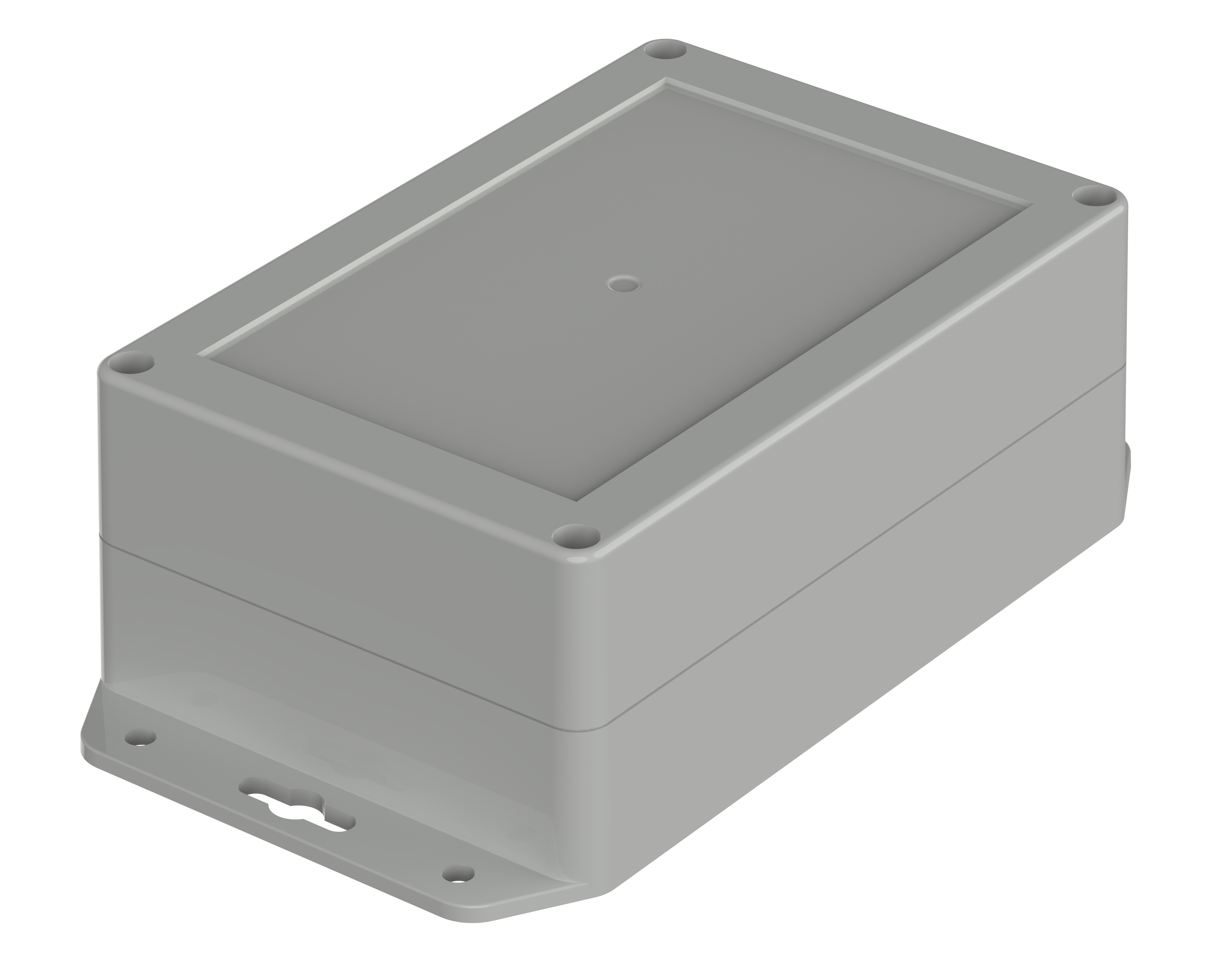 Bopla Euromas X Series Light Grey ABS Enclosure, IP66, IP68, IK07, Flanged, Light Grey Lid, 150 x 100 x 60mm