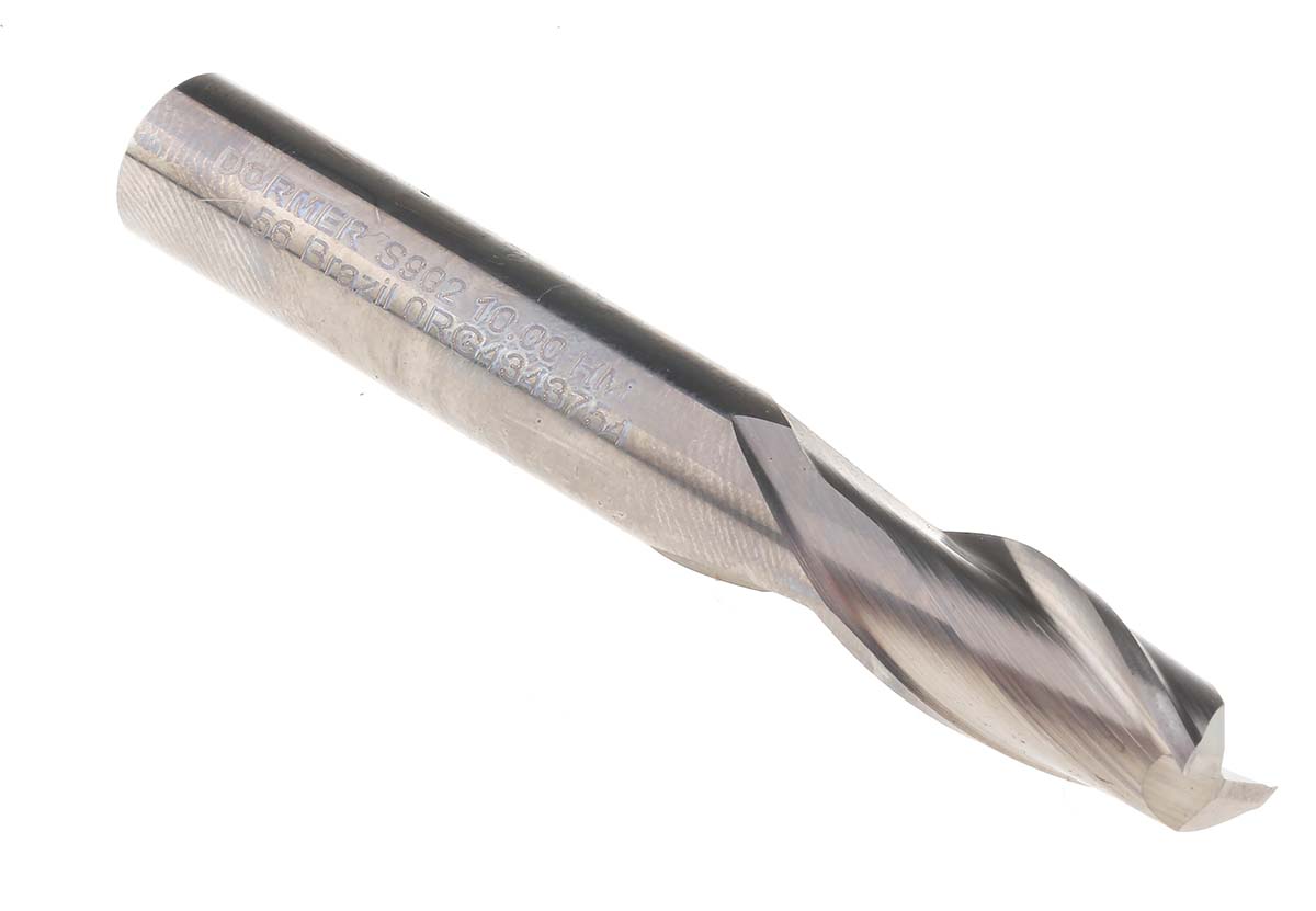 Dormer Plain Slot Drill, 10mm Cut Diameter