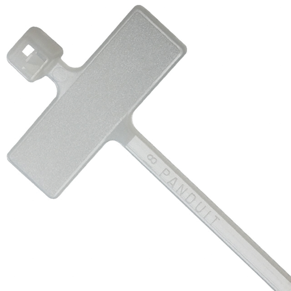 Panduit Tie Cable Marker, Natural, 4.6 → 19mm Cable, PLM1M-M