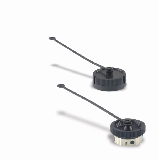 ITT Cannon Black Sealed Cable Clamp, Shell Size 10mm for use with Trident Connectors