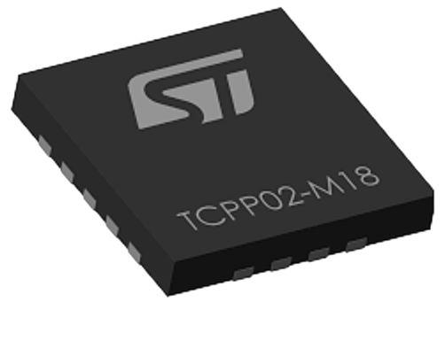 STMicroelectronics TCPP02-M18, USB Controller, USB C, 18-Pin 18-QFN